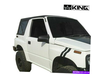 y LO4WD 14011135 86-94XYL_̃\tggbvF̑ King 4WD 14011135 Soft Top Tinted Windows For 86-94 Suzuki Sidekick