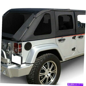 �y Jeep Wrangler JK 2018 Rampage 109835�u���b�N�_�C�������h�t���[�����X�g���C���\�t�g�g�b�v For Jeep Wrangler JK 2018 Rampage 109835 Black Diamond Frameless Trail Soft Top