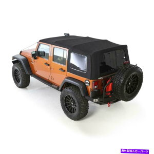 �y 10-18�����O���[4DR OEM�����p�̃\�t�g�g�b�v�v���~�A���L�����o�X�e�B���g�E�B���h�E�t�� Soft Top Premium Canvas for 10-18 Wrangler 4DR OEM Replacement W/Tinted Windows�y���s�A���i�z