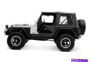 �y Smittybilt9970235-���F���ꂽ���ƃ_�C�������h�u���b�N�̌����\�t�g�g�b�v Smittybilt 9970235 - Diamond Black Replacement Soft Top with Tinted Windows�y���s�A���i�z