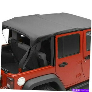 �y Jeep Wrangler JK 18 Bestop Header�r�L�j�T�t�@���X�^�C���u���b�N�_�C�������h�\�t�g�g�b�v For Jeep Wrangler JK 18 Bestop Header Bikini Safari Style Black Diamond Soft Top�y���s�A���i�z