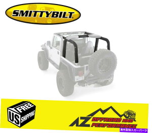 y 97-02Smittybilt Molle Roll Bar Pad Cover Kit Smittybilt MOLLE Roll Bar Pad Cover Kit For 97-02 Jeep Wrangler TJ 5665101 Black