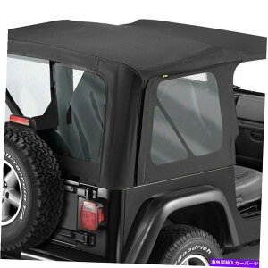 y Jeep Wrangler 1997-2002 Bestop 51127-15 - gbvubNfj\tggbv For Jeep Wrangler 1997-2002 Bestop 51127-15 Replace-a-Top Black Denim Soft Top