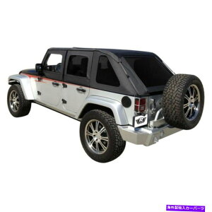 �y Rampage 2007-2018�t�B�b�g�W�[�v�t�B�b�g�����O���[�iJK�j�������̃t���[�����X�\�t�g�g�b�v�L�b�g - Rampage 2007-2018 fits Jeep fits Wrangler(JK) Unlimited Frameless Soft Top Kit -