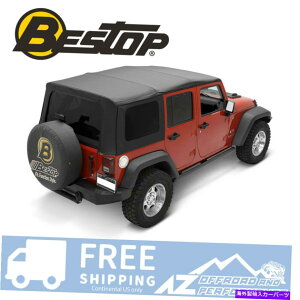 �y Bestop Sailcloth 11-18 Jeep Wrangler Unlimited4 Dr Tint Blk�̃g�b�v���������� Bestop Sailcloth Replace A Top For 11-18 Jeep Wrangler Unlimited 4 DR Tint Blk�y���s�A���i�z