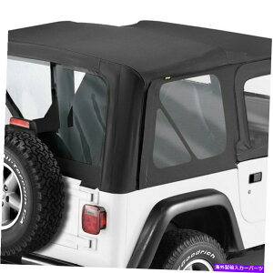 �y Jeep Wrangler 97-02 Bestop 79121-01���� - �g�b�v�u���b�N�Z�C���N���X�\�t�g�g�b�v For Jeep Wrangler 97-02 Bestop 79121-01 Replace-a-Top Black Sailcloth Soft Top�y���s�A���i�z