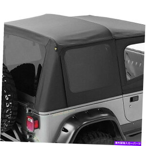 �y Jeep Wrangler 88-95 Bestop 79123-01���� - �g�b�v�u���b�N�Z�C���N���X�\�t�g�g�b�v For Jeep Wrangler 88-95 Bestop 79123-01 Replace-a-Top Black Sailcloth Soft Top�y���s�A���i�z