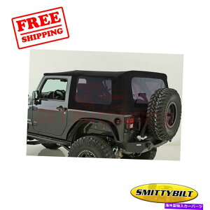 �y Smittybilt�\�t�g�g�b�v�u���b�N�_�C�������h�u���b�N�_�C�������h�t�B�b�g�W�[�v�����O���[07-09 Smittybilt Soft Top Black Diamond Black Diamond fits Jeep Wrangler 07-09�y���s�A���i�z