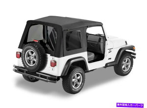 y OEMn[hEFAubNfjpBestop̌AWrangler TJB 51180-15 Bestop Replace-A-Top for OEM Hardware-Black Denim, for Wrangler TJ; 51180-15