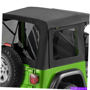 y W[vO[97-06X[p[gbvubNfjS\tggbv For Jeep Wrangler 97-06 Supertop Black Denim Complete Replacement Soft Top