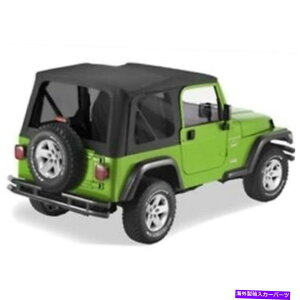 y ܑI51148-35\tggbvt@ubNeBgEBhEubN_Chfor Jeep New Pavement Ends 51148-35 Soft Top Fabric Tinted Windows Black Diamond For Jeep NEW