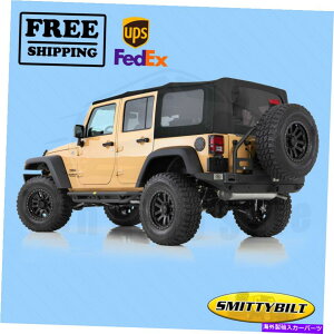�y �\�t�g�g�b�v�v���~�A���u���b�N�_�C�������h�L�����o�XSmittybilt for Jeep Wrangler 2010-2016 Soft Top Premium Black Diamond Canvas Smittybilt for Jeep Wrangler 2010-2016�y���s�A���i�z
