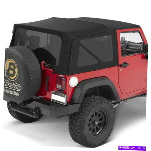 �y Bestop 79836-17����-a-top�u���b�N�\�t�g�g�b�v�t�@�N�g���[�n�[�h�E�F�A07-09�����O���[ Bestop 79836-17 Replace-a-Top Black Soft Top Factory Hardware for 07-09 Wrangler�y���s�A���i�z