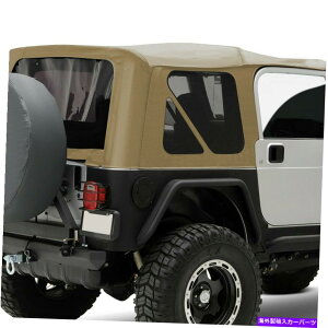 �y Jeep Wrangler 97-06 Smittybilt Factory�̌����p�X�p�C�X�f�j���\�t�g�g�b�v For Jeep Wrangler 97-06 Smittybilt Factory Replacement Spice Denim Soft Top�y���s�A���i�z