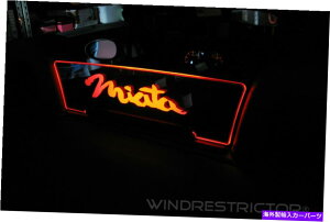 y Mazda Miata WindschottMX5 LEDƖƍ܂ꂽS͗}uh Mazda Miata Windschott Mx5 LED lighting & Engraved logo Wind Restrictor brand