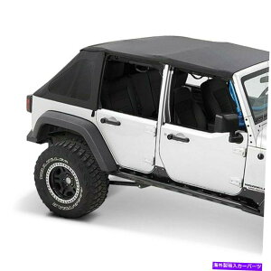 �y �W�[�v�����O���[JK 18�u���b�N�_�C�������h�X�v�����g�g�b�v�t���[�����X�\�t�g�g�b�v For Jeep Wrangler JK 18 Black Diamond Sprint Top Frameless Soft Top