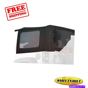 �y �W�[�v�����O���[�̂��߂�Smittybilt�\�t�g�g�b�v�v���~�A���u���b�N�_�C�������h�L�����o�X10-16 Smittybilt Soft Top Premium Black Diamond Canvas for Jeep Wrangler 10-16�y���s�A���i�z