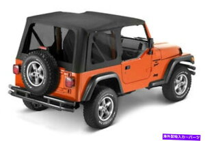 �y Bestop Sailcloth 03-06 Jeep Wrangler TJ�̏㕔�ɒ��F���ꂽ�u���b�N�_�C�������h���������Ă������� Bestop Sailcloth Replace A Top Tinted Black Diamond For 03-06 Jeep Wrangler TJ�y���s�A���i�z