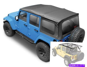 y 07-17W[vO[JKSȃ\tggbvW/n[hEFAƐFtEBhE 07-17 Jeep Wrangler Unlimited JK Complete Soft Top w/ Hardware & Tinted Windows