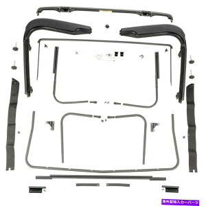 y ȃbW13510.03H\tggbvn[hEFAtBbg97-06O[iTJj Rugged Ridge 13510.03 Factory Soft Top Hardware Fits 97-06 Wrangler (TJ)