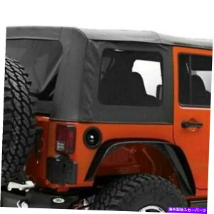�y Smittybilt9085235-���F���ꂽ���ƃ_�C�������h�u���b�N�����\�t�g�g�b�v Smittybilt 9085235 - Diamond Black Replacement Soft Top with Tinted Windows�y���s�A���i�z