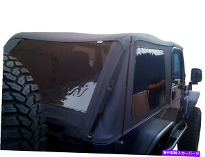 �y �����p�[�W109735�t���[�����X�\�t�g�g�b�v�L�b�g�Z�C���N���X�t�B�b�g97-06�����O���[�iTJ�j Rampage 109735 Frameless Soft Top Kit Sailcloth Fits 97-06 Wrangler (TJ)