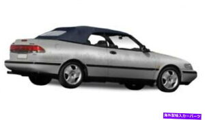 y Saab 9-3Ro[`u\tggbvA1998-03AėpAHaartz StayfastABlue SAAB 9-3 Convertible Soft Top, 1998-03, Reuse Window, Haartz Stayfast, Blue