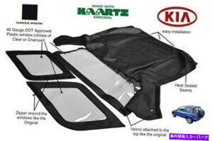 y tBbgFKia Sportage 1996-2002Ro[`u\tggbv̌iYj Fits: KIA SPORTAGE 1996-2002 Convertible Soft Top Replacement (Charcoal Window)