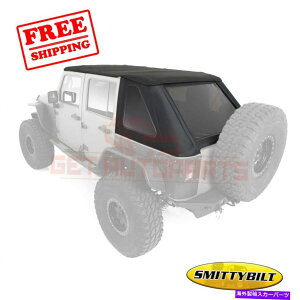 �y �W�[�v�����O���[�̂��߂�smittybilt�\�t�g�g�b�v�g�b�v�{�E���X�u���b�N�_�C�������h���n2007-16 Smittybilt Soft Top Bowless Black Diamond Fabric for Jeep Wrangler 2007-16�y���s�A���i�z