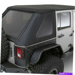 �y Jeep Wrangler JK 18 Smittybilt9083135K�u���b�N�_�C�������h�{�E���X�R���{�g�b�v�L�b�g For Jeep Wrangler JK 18 Smittybilt 9083135K Black Diamond Bowless Combo Top Kit�y���s�A���i�z