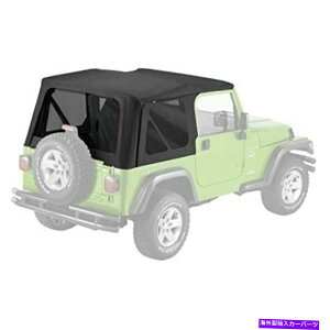 �y �ܑ��I��51148-35���v���C�u���b�N�_�C�������h�\�t�g�g�b�v�ƃW�[�v�p�̐F�t���E�B���h�E�t�� Pavement Ends 51148-35 Replay Black Diamond Soft Top with Tinted Window for Jeep�y���s�A���i�z