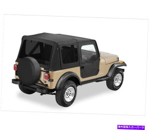 �y Bestop PN 51123-15���� - �u���b�N�f�j���̃\�t�g�g�b�v Bestop PN 51123-15 Replace-A-Top Soft Top in Black Denim Fits Wrangler YJ 88-95�y���s�A���i�z