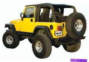 �y �����p�[�W109535�t���[�����X�g���C���g�b�v�u���b�N�_�C�������h97-06�W�[�v�����O���[TJ Rampage 109535 Frameless Trail Top Black Diamond For 97-06 Jeep Wrangler TJ