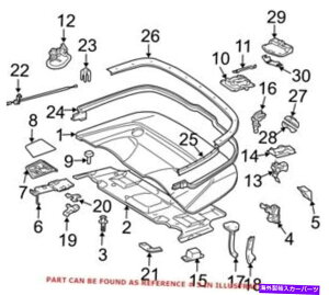 �y �����Z�f�X2077501100�̖{����OEM�\�t�g�g�b�v�s�{�b�g Genuine OEM Soft Top Pivot for Mercedes 2077501100