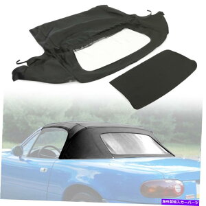 �y Mazda Miata�̍����\�t�g�g�b�v���[�t�g�b�v1990-2005�x�[�XLS SE�R���o�[�`�u��2�h�A Black Soft Top Roof Top For Mazda Miata 1990-2005 Base LS SE Convertible 2-Door�y���s�A���i�z