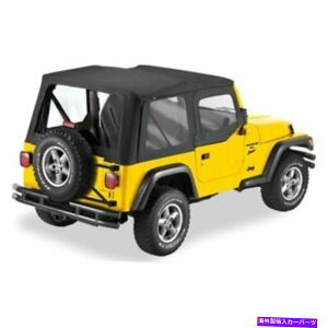 y W[vO[TJ 2003-2006ubN_Chgbv\tg51128-35 Fits Jeep Wrangler TJ 2003-2006 Black Diamond Tops Soft Replacement 51128-35