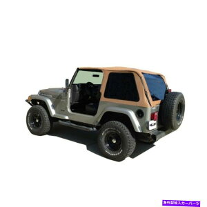 �y Rampage 1997-2006�̓W�[�v�����O���[�iTJ�j�t���[�����X�\�t�g�g�b�v�L�b�g - �X�p�C�X-109517�ɓK�����܂� Rampage 1997-2006 fits Jeep Wrangler(TJ) Frameless Soft Top Kit - Spice - 109517