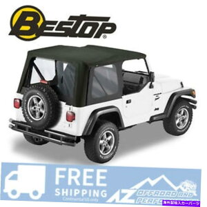 �y Bestop Sailcloth 03-06 Jeep Wrangler TJ�̃g�b�v�N���A�u���b�N�_�C�������h������ Bestop Sailcloth Replace A Top Clear Black Diamond For 03-06 Jeep Wrangler TJ�y���s�A���i�z