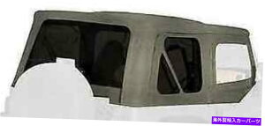 y p[W68211fjO[\tggbvLbgw/t[eBgEBhE87-95O[ Rampage 68211 Denim Gray SoftTop Kit w/Frame &Tinted Windows for 87-95 Wrangler