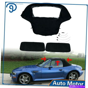 y BMW Z3 1996-2002Ro[`u\tggbvƃvX`bNEBhEubN For BMW Z3 1996-2002 Convertible Soft Top Replacement & Plastic Window Black