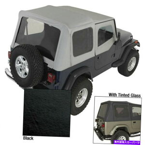�y ���ȃ��b�WS�g�b�v�h�A�X�L�������F�t����88-95�W�[�v�����O���[YJ-1370 Rugged Ridge S-Top Door Skins Black Tinted Windows 88-95 Jeep Wrangler YJ - 1370�y���s�A���i�z