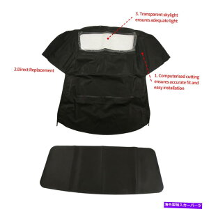 y J}t@CAo[ĥ߂̃vX`bNVubNRo[`u\tggbv1994-2002 New Black Convertible Soft Top with Plastic Window for Camaro Firebird 1994-2002
