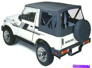 �y 87 88 89 90 91 92 93 94 suzuki suzuki�ւ��\�t�g�g�b�v�u���b�N�N���A�E�B���h�E 87 88 89 90 91 92 93 94 Suzuki Samurai Replacement Soft Top Black Clear Windows�y���s�A���i�z