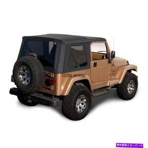 y W[vO[TJ\tggbv̌A1997-2006AF̑tAubNfj Jeep Wrangler TJ Soft top Replacement, 1997-2006, w/ Tinted Windows, Black Denim