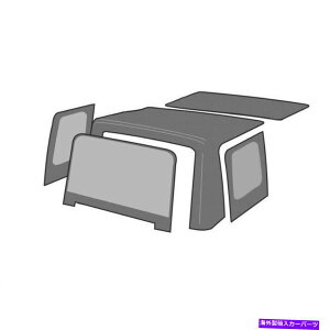 y Rampage Fitts 1997-2006 Jeep WrangleriTJjOEM̌gbv - ubNfj Rampage Fits 1997-2006 Jeep Wrangler(TJ) OEM Replacement Top - Black Denim