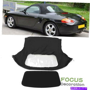 �y 1997�N����2002�N�̃|���V�F�{�N�X�^�[986�̃u���b�N�R���o�[�`�u���\�t�g�g�b�v�g�b�v�̌��� Black Convertible Soft Top Replacement For 1997-2002 Porsche Boxster 986