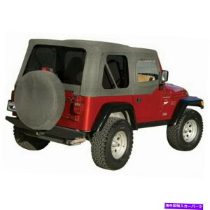 y Rampage 1976-1983̓W[vcj5Sȃgbv-greyfj-68211ɓK܂ Rampage 1976-1983 fits Jeep CJ5 Complete Top - Grey Denim - 68211