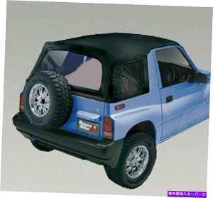 y ȃbWXHD S-TOPubNfj88-94ƃXYL̑_̃NAEBhE Rugged Ridge XHD S-Top Black Denim Clear Windows for 88-94 & Suzuki Sidekicks