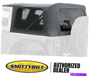 y pubN\tggbvF̑9070235 07-09W[vO[2hAp REPLACEMENT BLACK SOFT TOP TINTED WINDOWS 9070235 07-09 FOR JEEP WRANGLER 2 DOOR