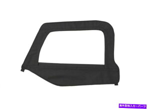 �y smittybilt�\�t�g�g�b�v�h�A�X�L���u���b�N�A�����O���[TJ�̂��߁B 89735 Smittybilt Soft Top Door Skins-Black, for Wrangler TJ; 89735�y���s�A���i�z
